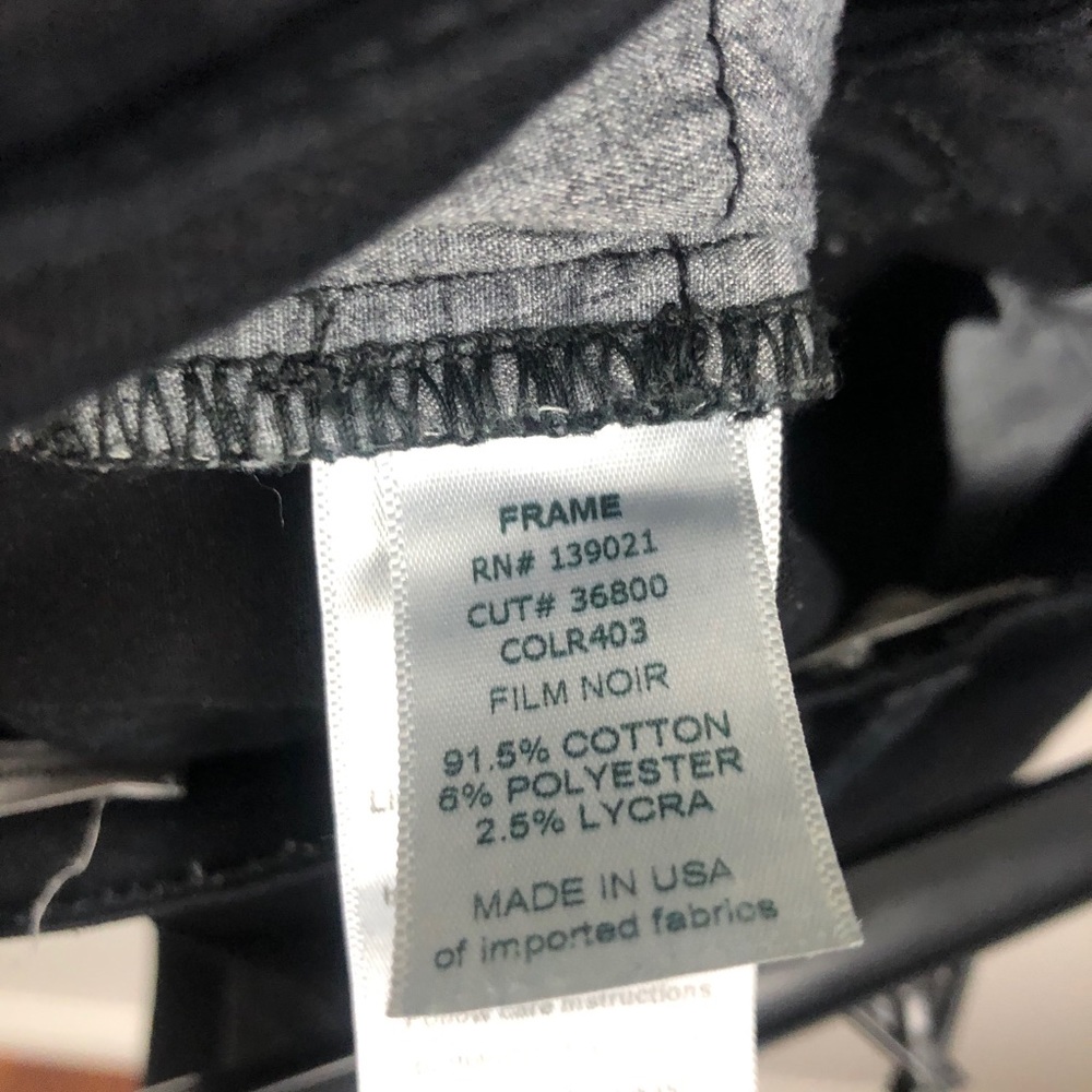 Frame black Le Skinny De Jeanne ripped jeans - Picture 9 of 9